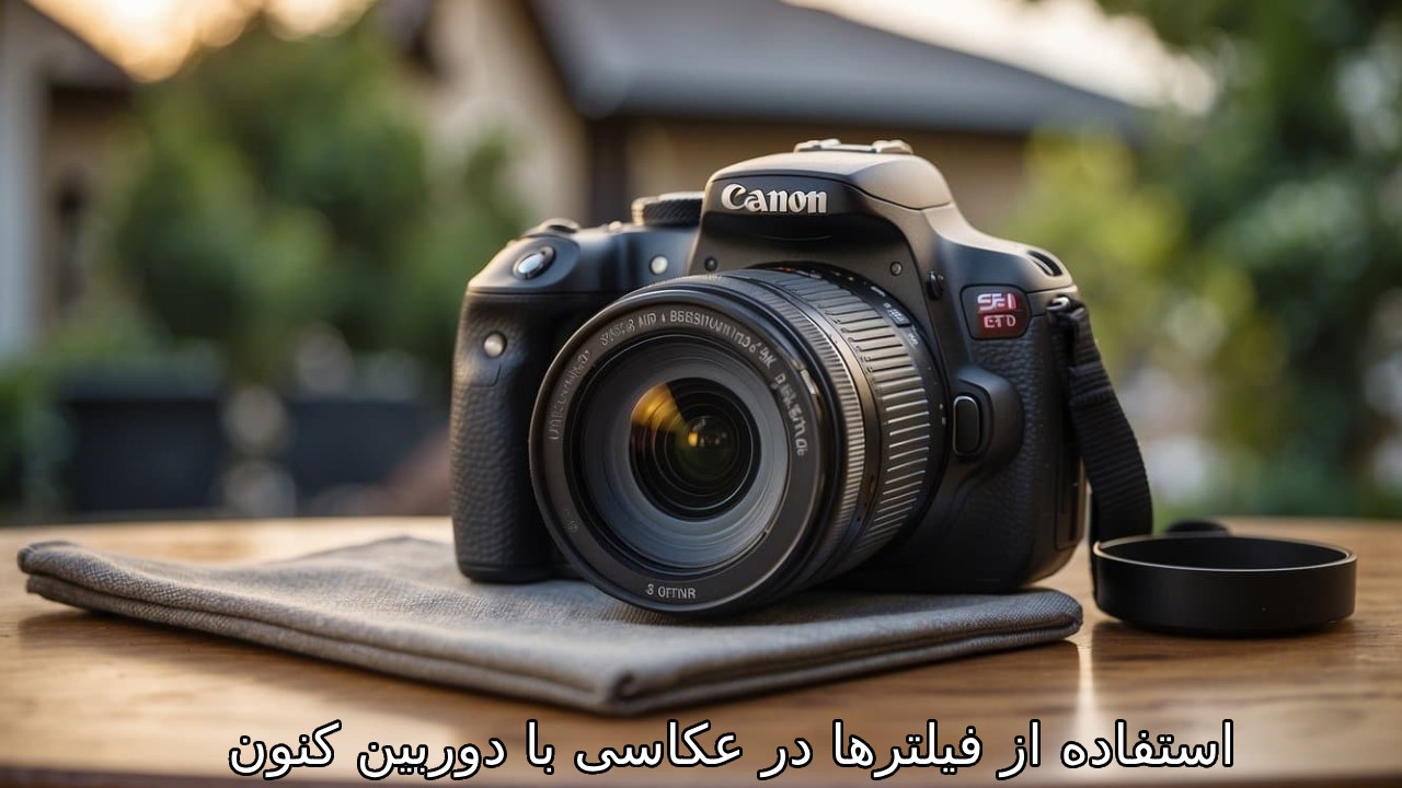 گام به گام: چگونه از فیلترها در دوربین کنون استفاده کنیم؟